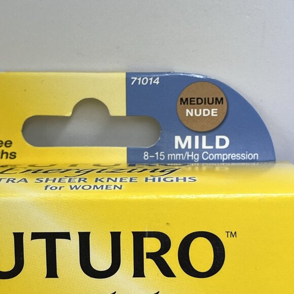 Futuro Energizing Ultra Sheer Knee Highs Mild Womens M Beige Mild Lot Of 3 - Picture 4 of 6